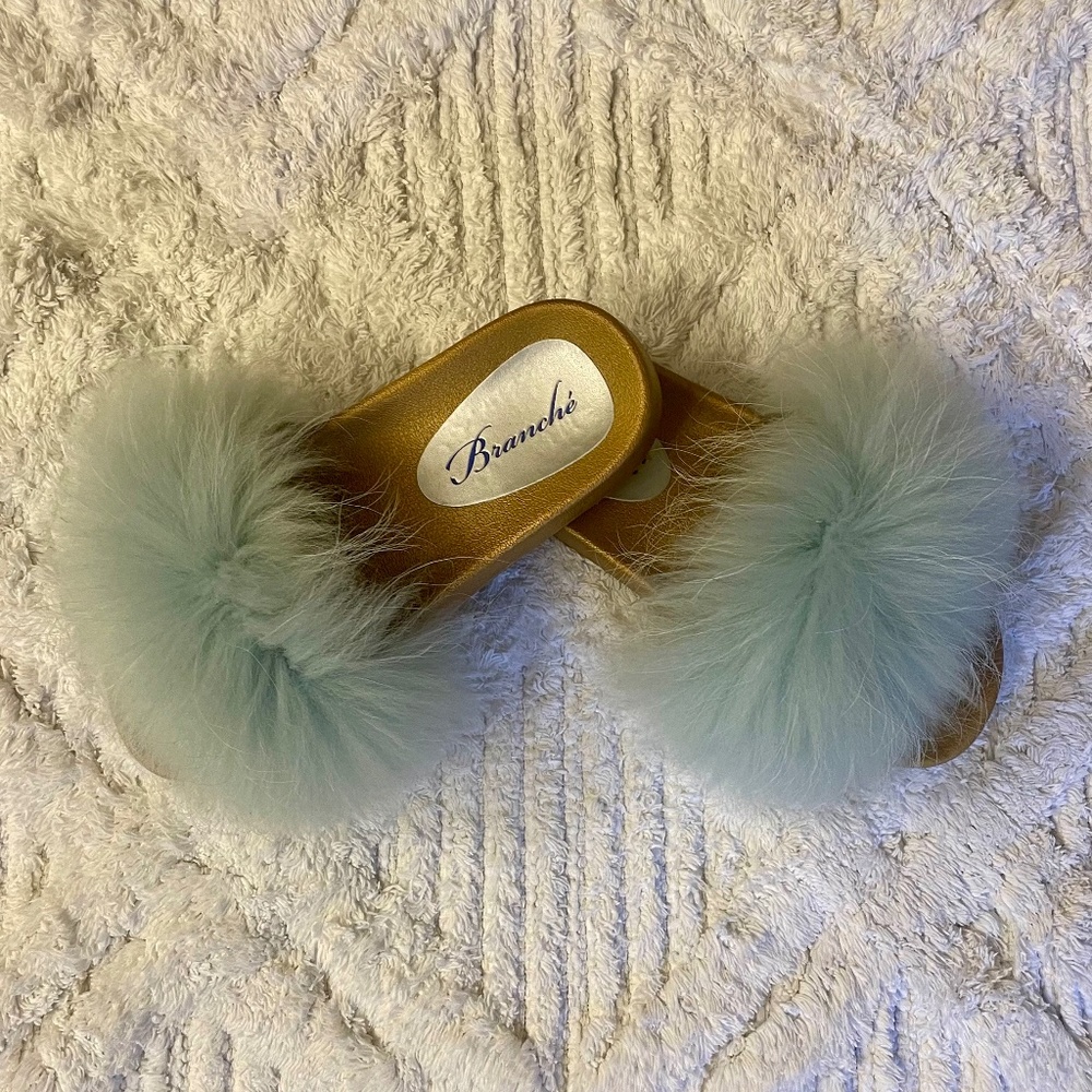 BRANCHE BEAUTY,  KIKI SLIDES - BLUE